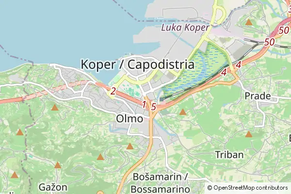 Mapa Koper