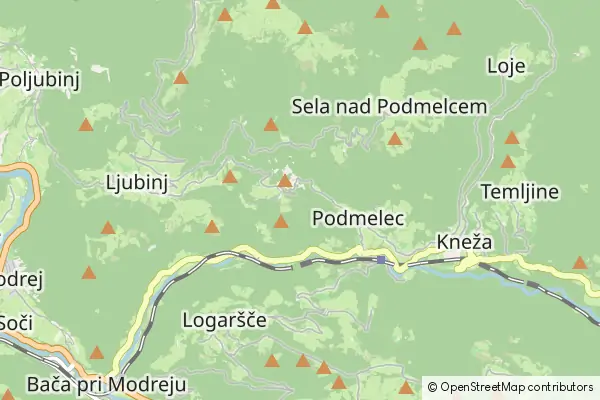 Mapa Klavže