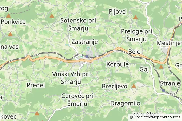 Mapa Šmarje pri Jelšah