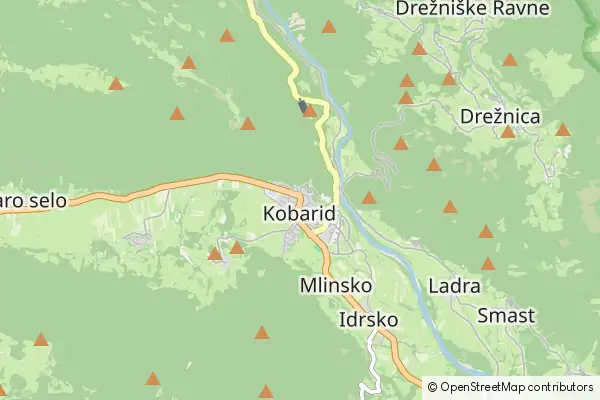 Mapa Gmina Kobarid