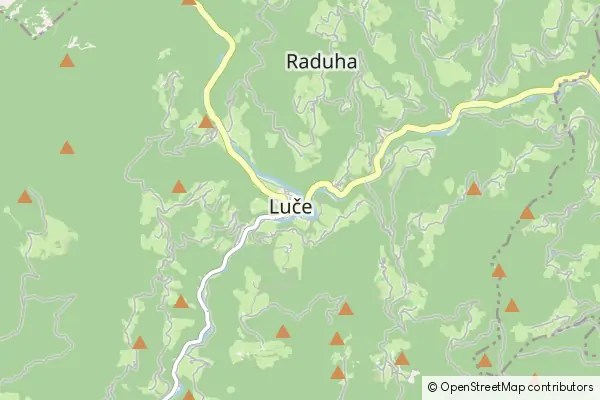 Mapa Luče