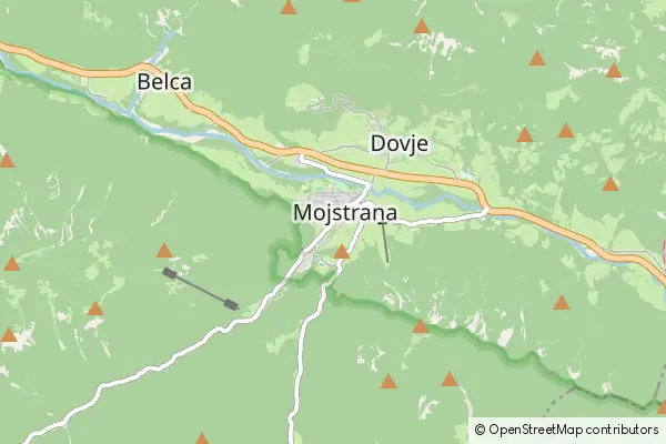 Mapa Mojstrana