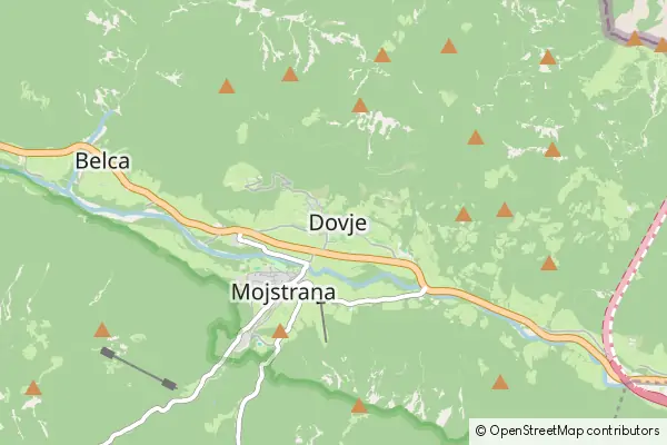 Mapa Dovje