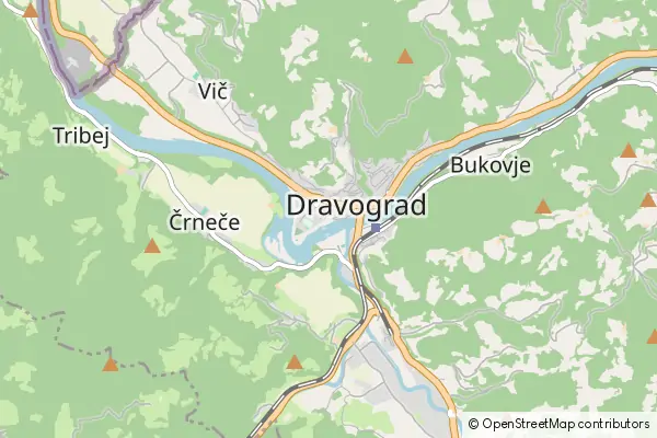 Mapa Dravograd