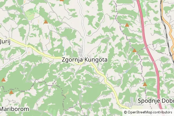 Mapa Zgornja Kungota