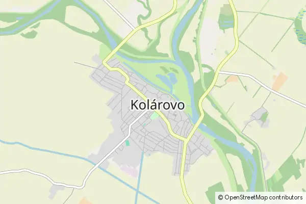 Mapa Kolárovo