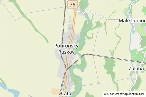 Mapa Pohronský Ruskov