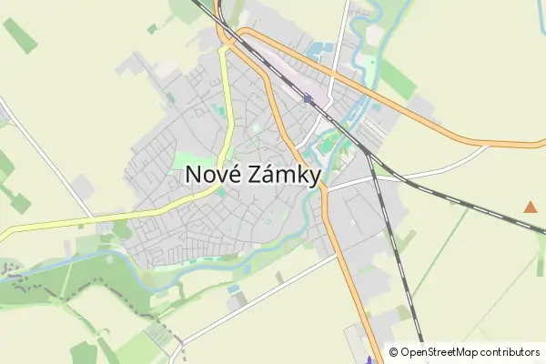 Mapa Nové Zámky