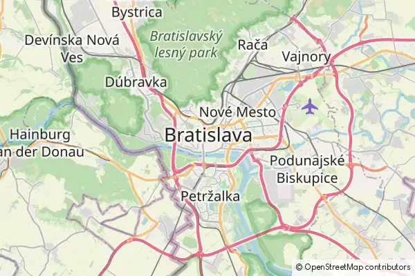 Mapa Bratysława