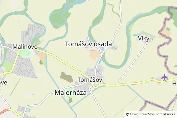 Mapa Tomášov