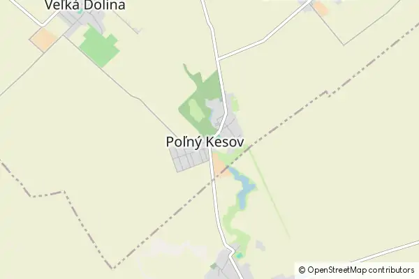 Mapa Poľný Kesov