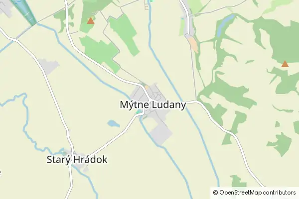 Mapa Mýtne Ludany