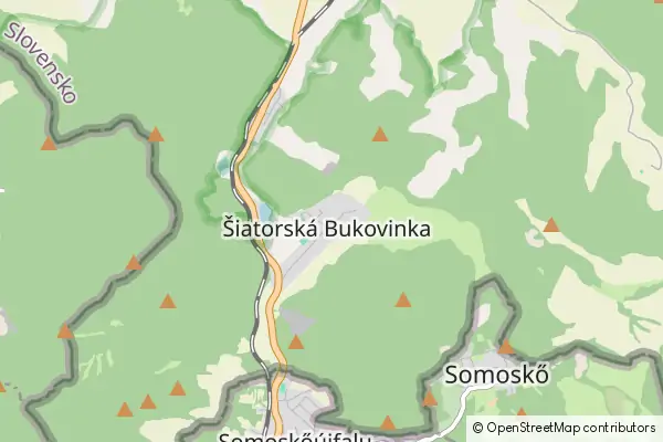 Mapa Siatorska Bukovinka