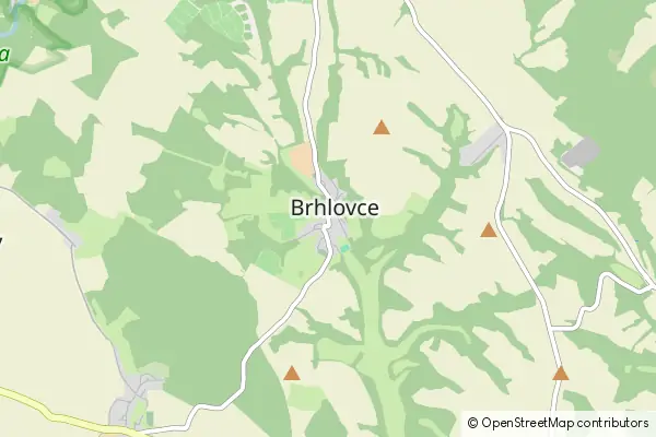 Mapa Brhlovce