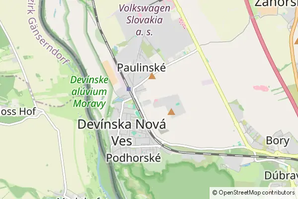 Mapa Devínska Nová Ves