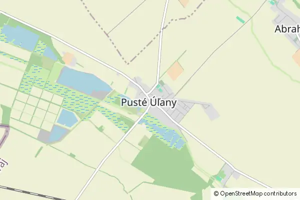 Mapa Pusté Úľany