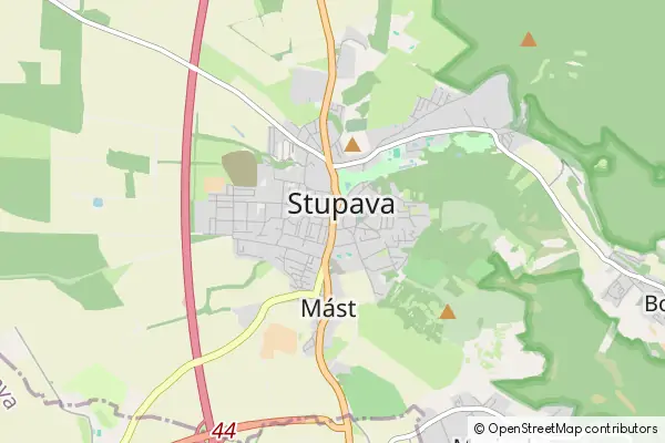 Mapa Stupava