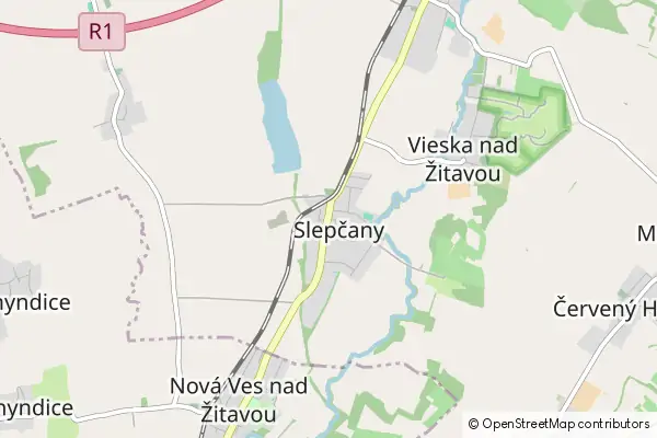 Mapa Slepčany