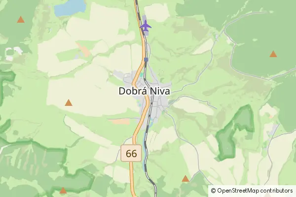 Mapa Dobrá Niva