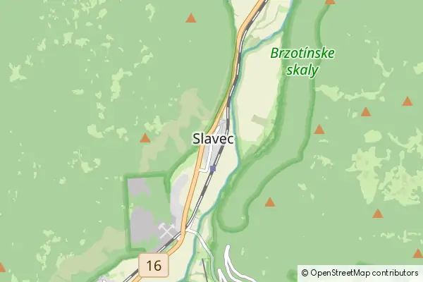 Mapa Slavec