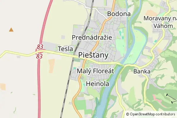 Mapa Pieszczany