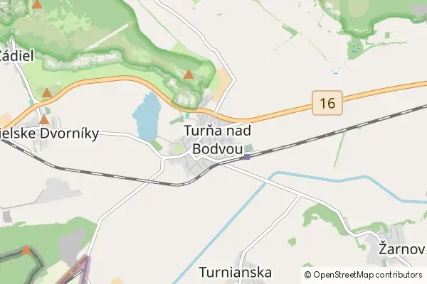 Mapa Turňa nad Bodvou