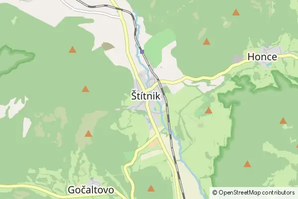 Mapa Štítnik