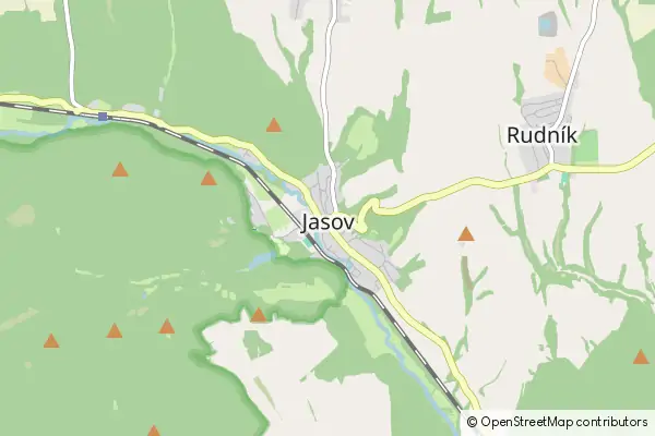 Mapa Jasov