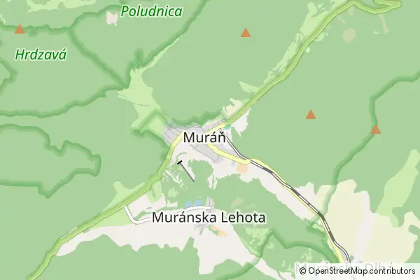 Mapa Muráň