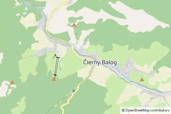 Mapa Čierny Balog