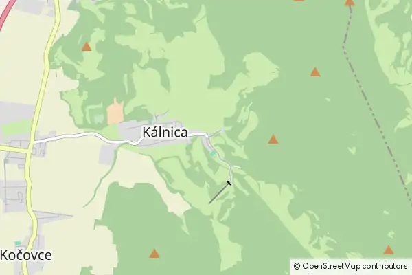 Mapa Kálnica