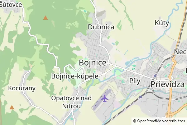 Mapa Bojnice