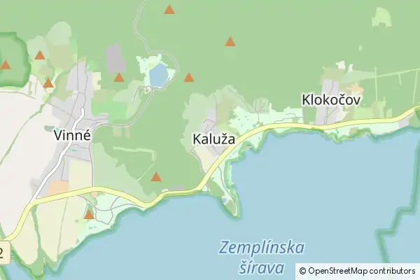 Mapa Kaluža