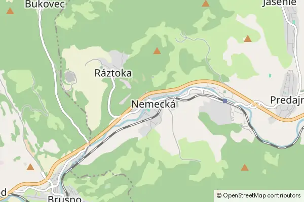 Mapa Nemecká