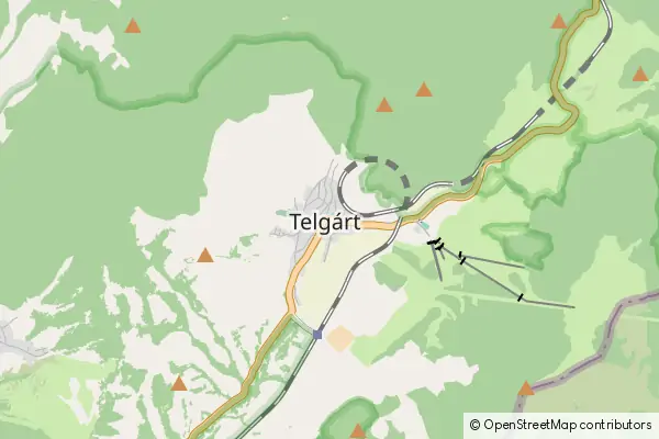 Mapa Telgárt