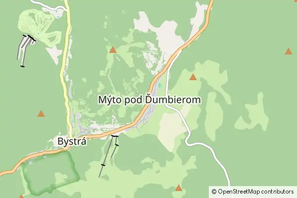 Mapa Myto pod Dumbierom