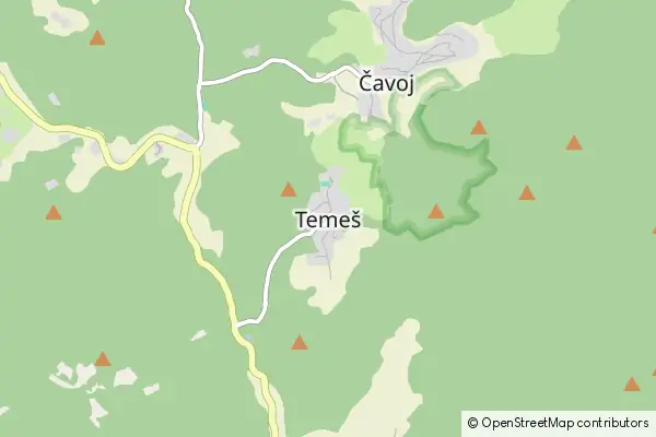 Mapa Temeš