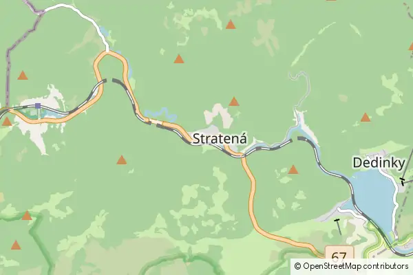 Mapa Stratená