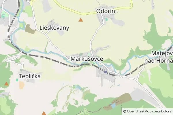 Mapa Markušovce