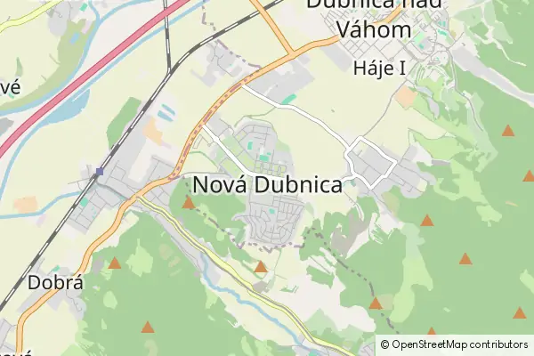 Mapa Nová Dubnica