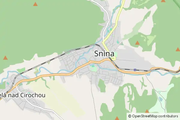 Mapa Snina