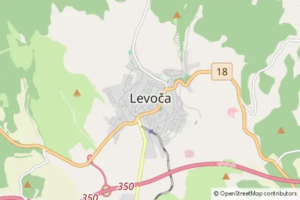 Mapa Lewocza