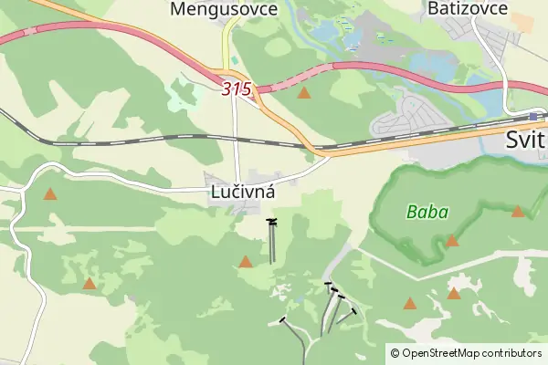 Mapa Łuczywna