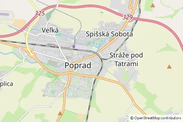 Mapa Poprad