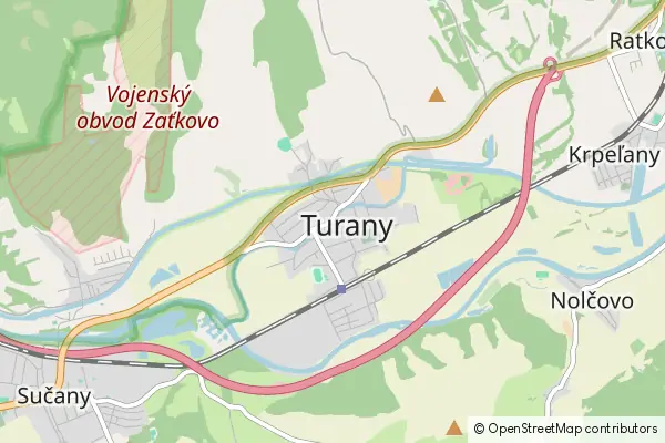 Mapa Turany