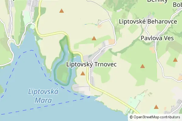 Mapa Liptovský Trnovec