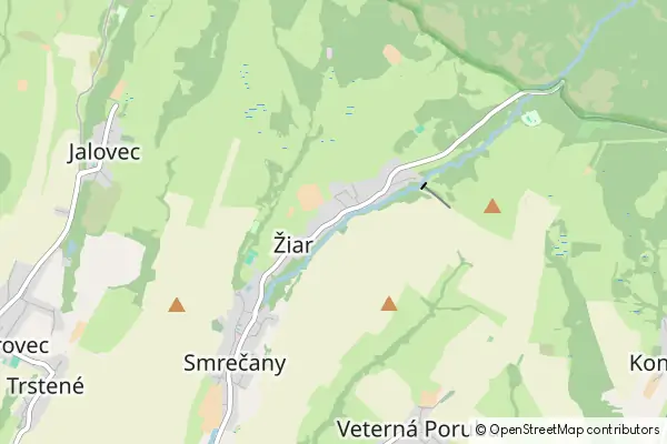 Mapa Żar