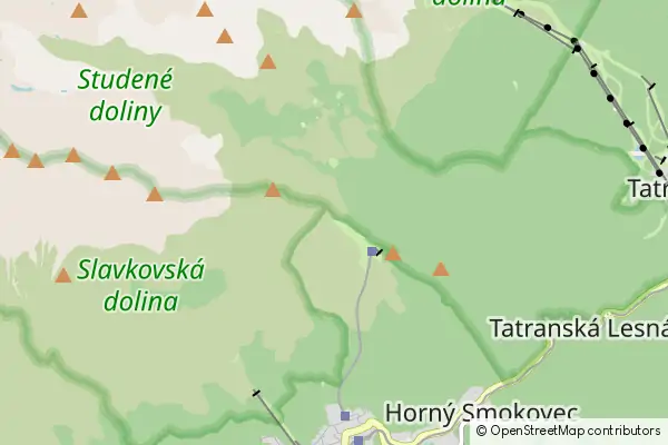 Mapa Vysoké Tatry