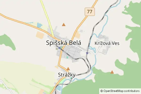 Mapa Biała Spiska