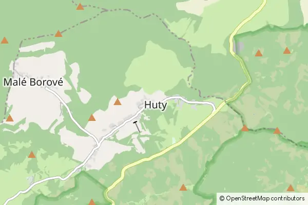 Mapa Huty